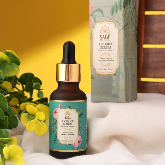 Licorice Face Serum – Even Tone & Radiance | Sage Royal Ayurveda Sage Herbal