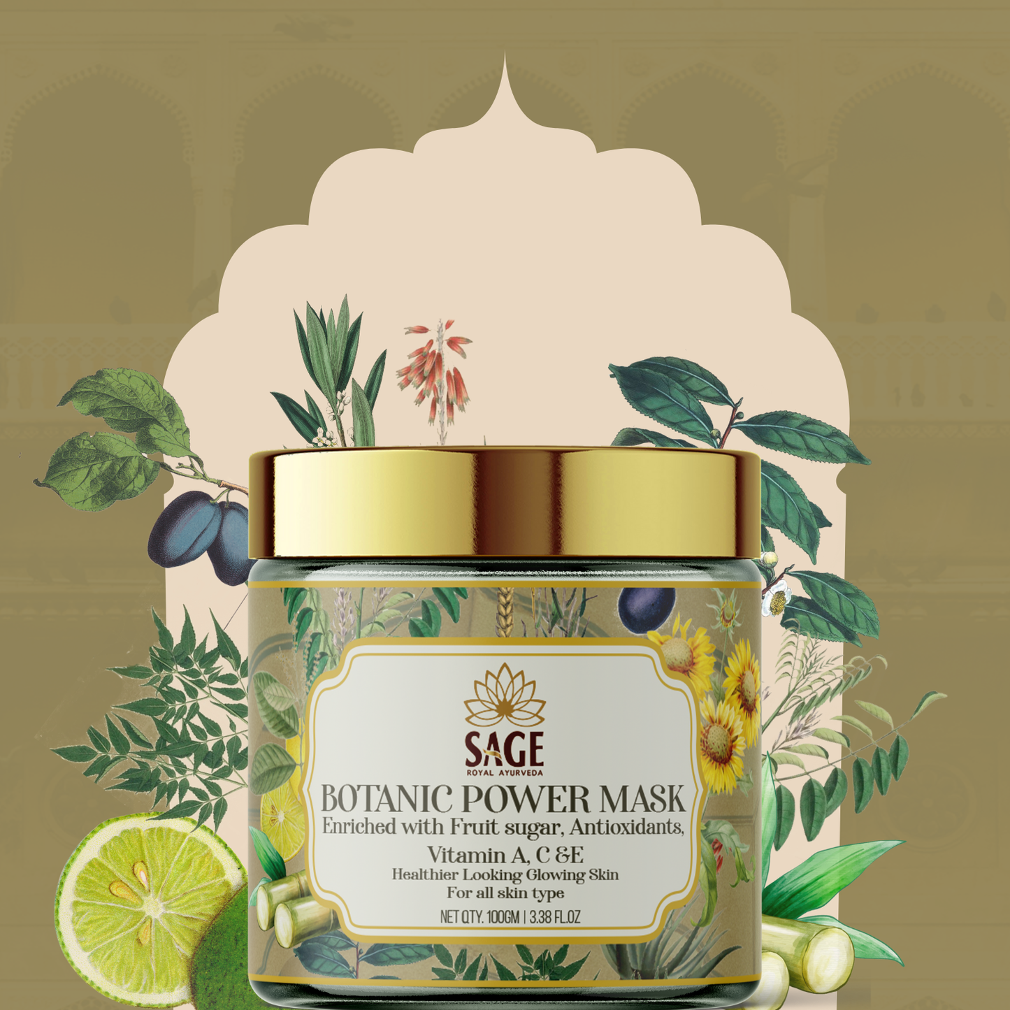BOTANIC POWER MASK Sage Herbal