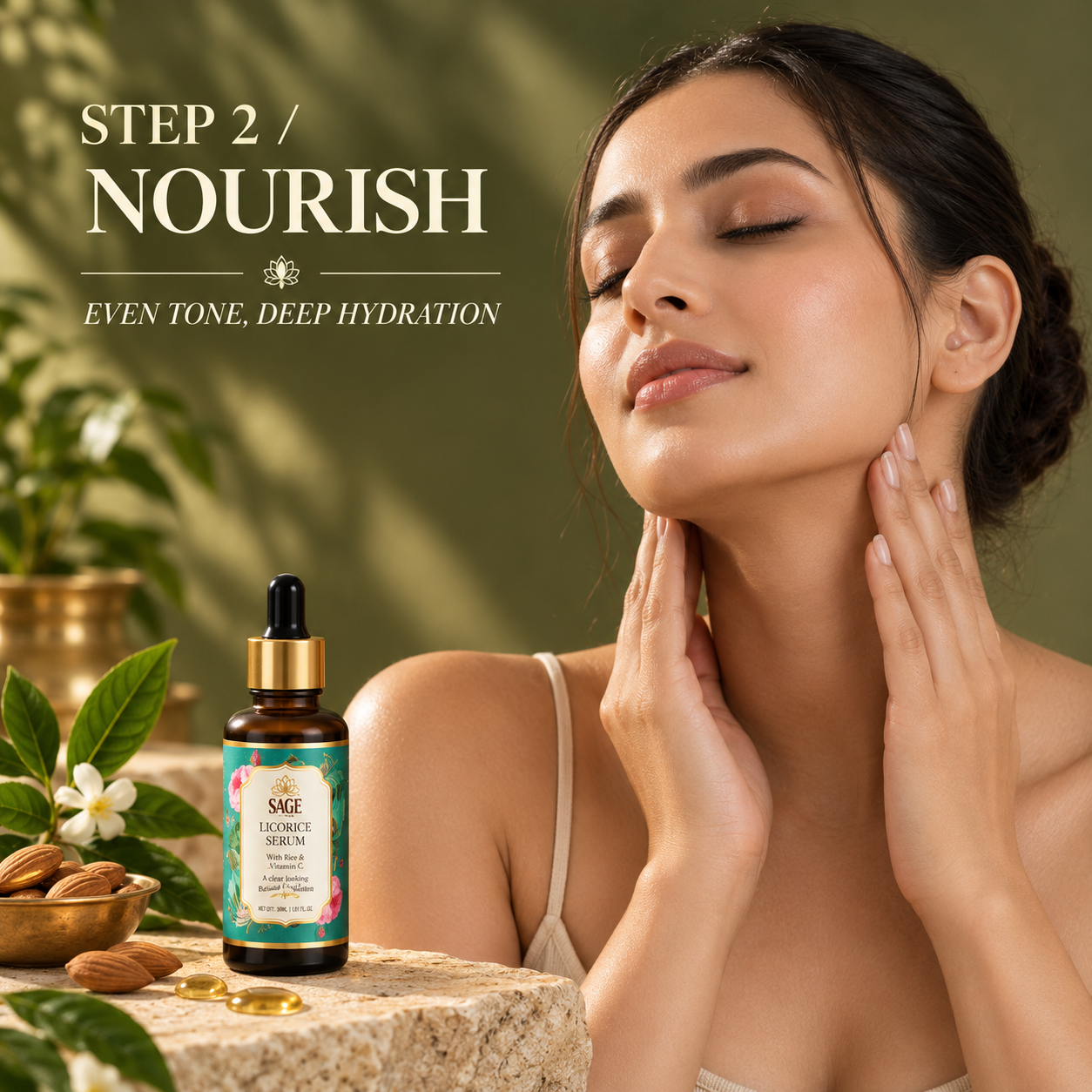 The Wrinkle-Reset Ritual – Face Wash + Serum + Skin Rejuvenator Sage Royal Ayurveda