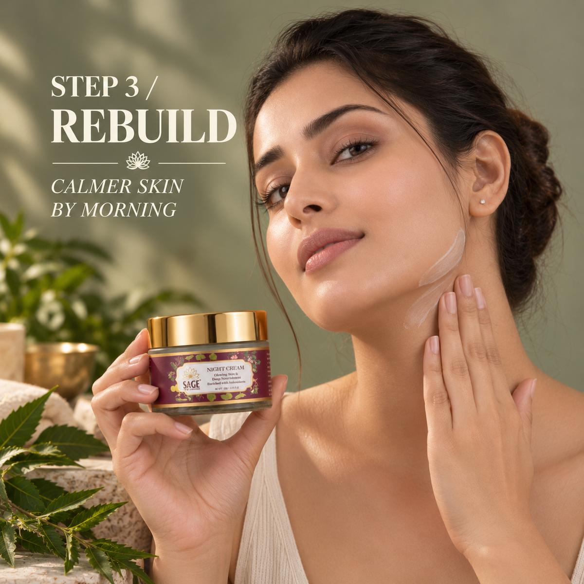 The Acne Reset & Calming Ritual – Face Wash + Serum + Night Cream Sage Royal Ayurveda