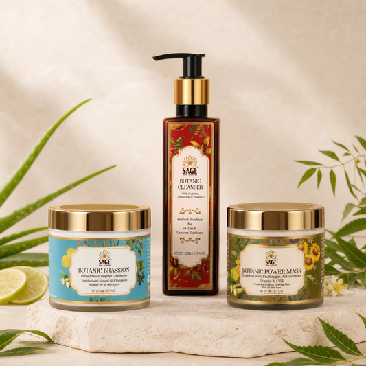 The Botanic Ritual - Cleanser, Scrub and Power Mask